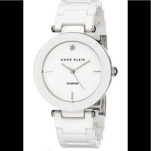 Anne Klein white watch
